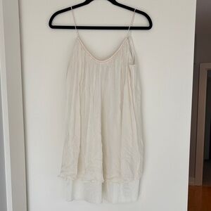 Elizabeth and James Cream Silk Dress